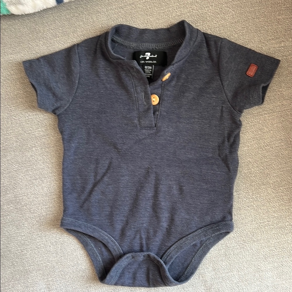 7 for all mankind Baby Blue Bodysuit